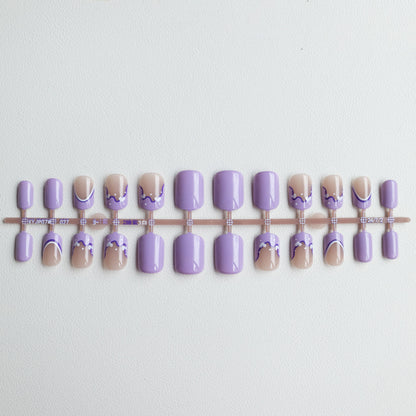 Künstlerisches französisches Spitzen-Nageldesign-Kit