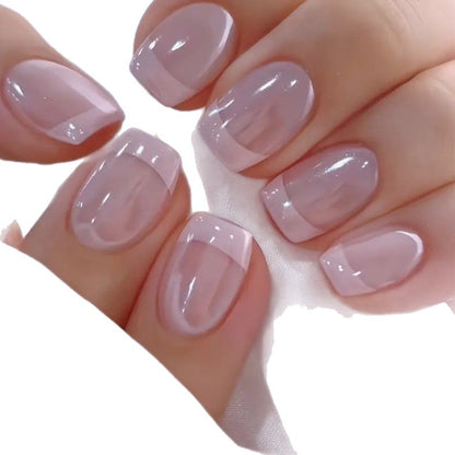 Elegante französische Spitzen-Acryl-Nagelverstärkungen Brehn 1789915301