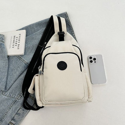 Multi-Pocket Casual Sling Bag Brehn