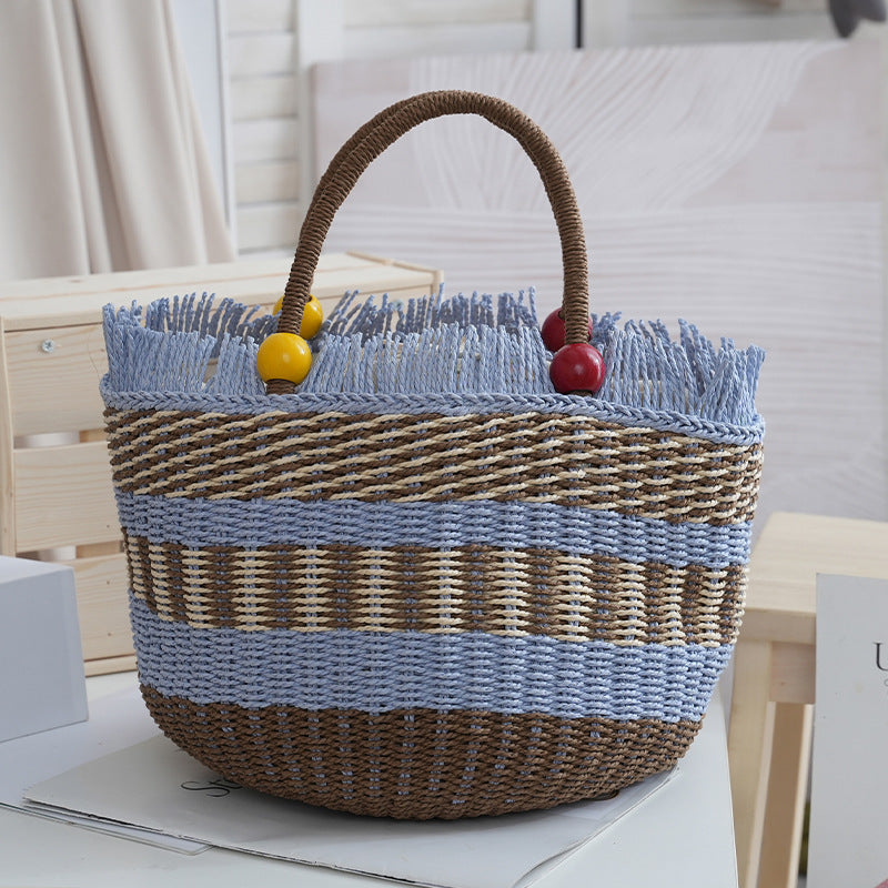 Handgefertigte Strandkorb-Tasche Brehn