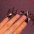 Künstlerisches Stiletto Press-On Nagelset Brehn