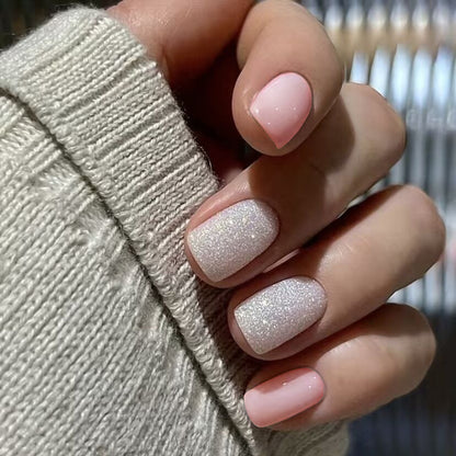 Premium Glänzendes Press-On Nagelset Brehn