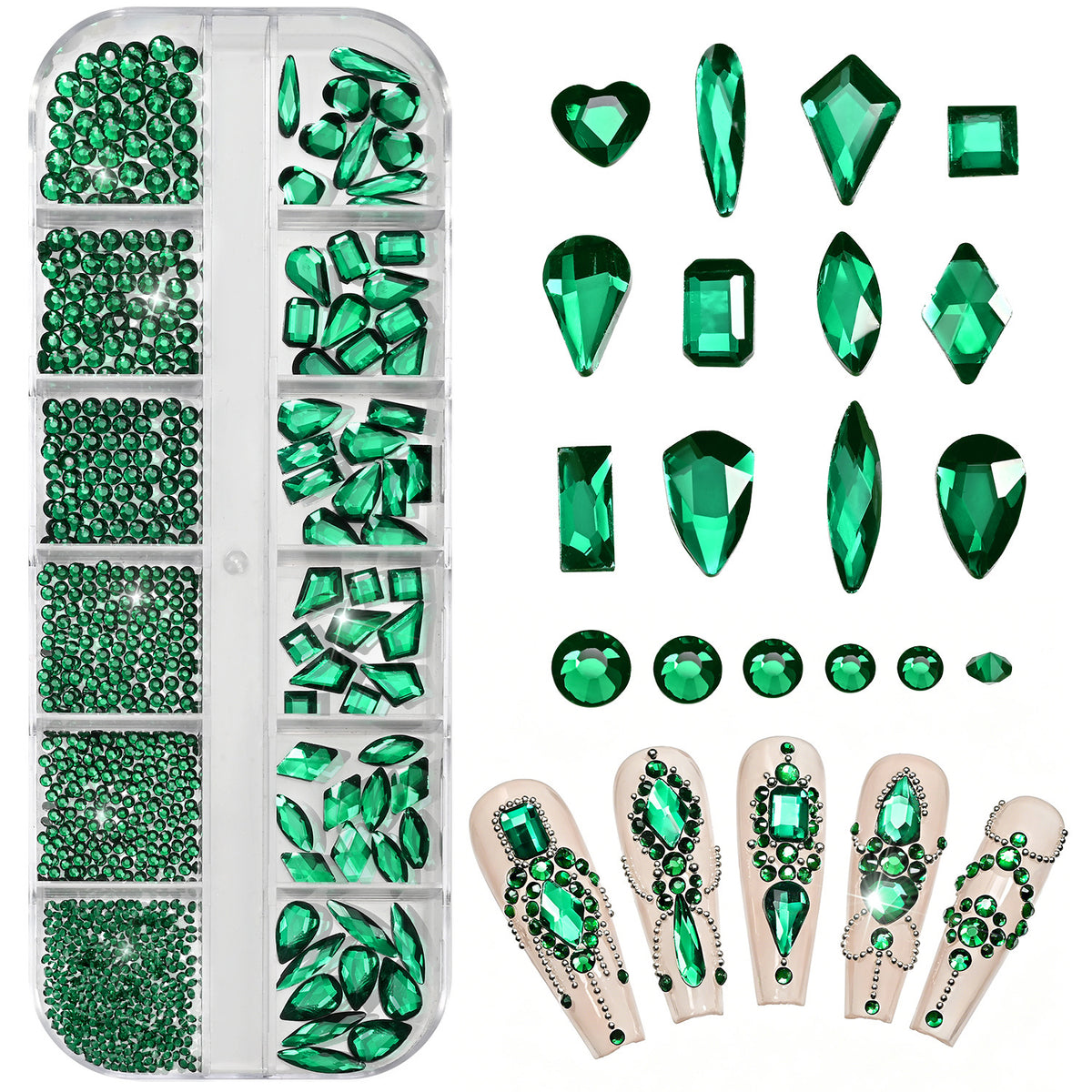 Premium Nagelkunst Strass Kollektion