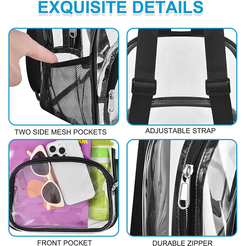 Unisex durchsichtiger Komfort-Rucksack Brehn
