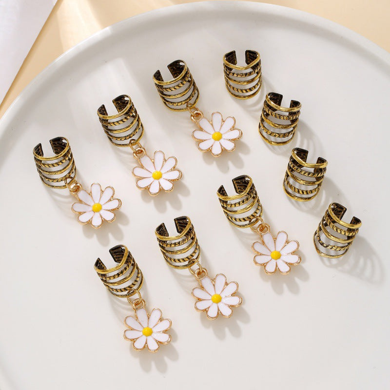 Stilvolle Haarclips mit Muschelmuster Brehn