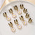 Stilvolle Haarclips mit Muschelmuster Brehn
