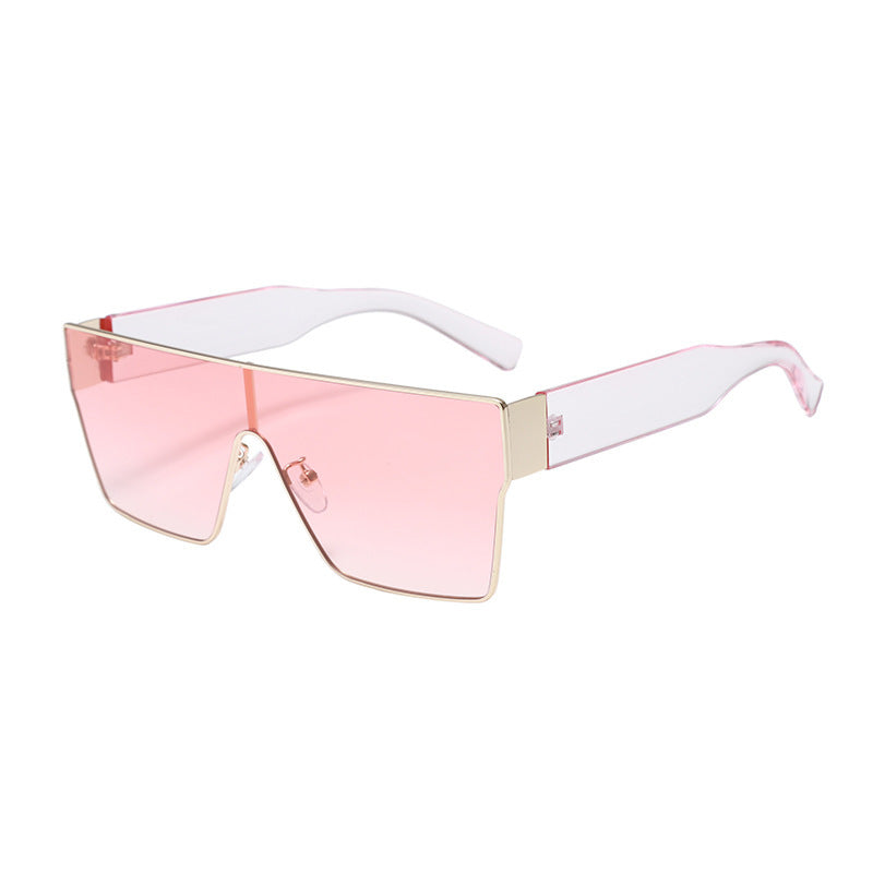 Damen Modische visierartige Sonnenbrille mit innovativem Rahmen Brehn