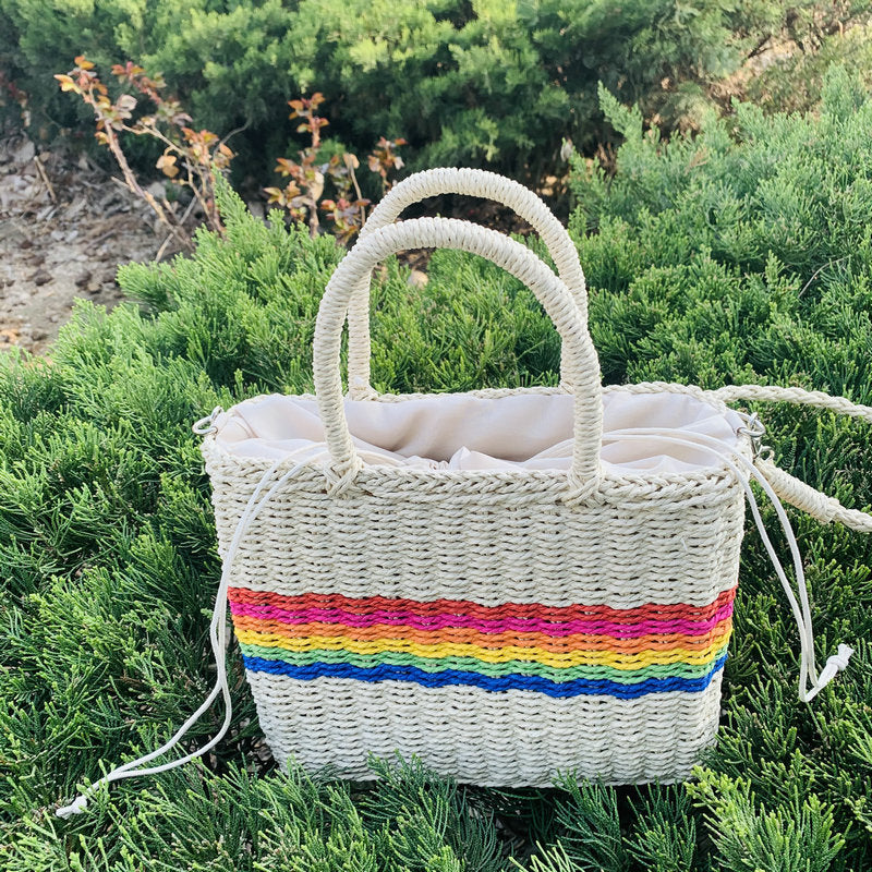 Strandtasche mit Bunten Akzenten Brehn