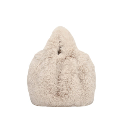 Weiches Plüsch-Hobo-Tasche