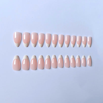 Elegantes Französisch Spitz Acryl Nagel Kunst Set  1790958235