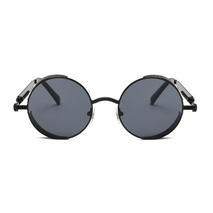 Damen Runde Sonnenbrille mit hochwertigem Metallrahmen Brehn