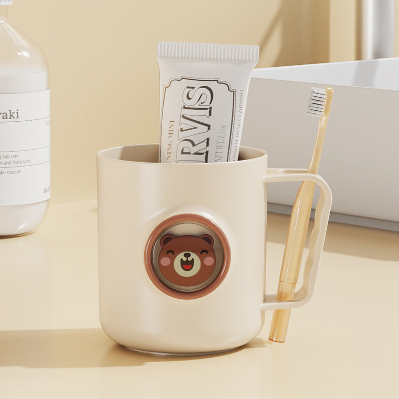 Damen niedliche Kaffeetasse mit fröhlichem Bärenmotiv Brehn