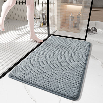 Ultra-absorbierende Badezimmermatte Brehn