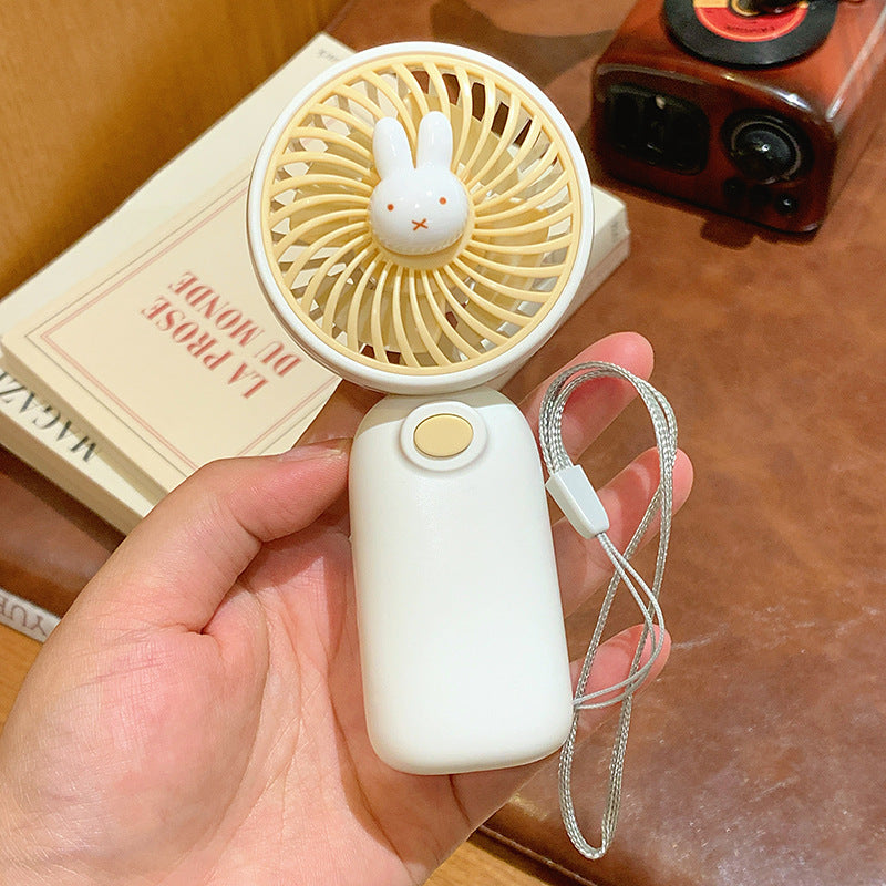 Tragbarer Mini Ventilator mit Niedlichem Hasenmotiv Brehn