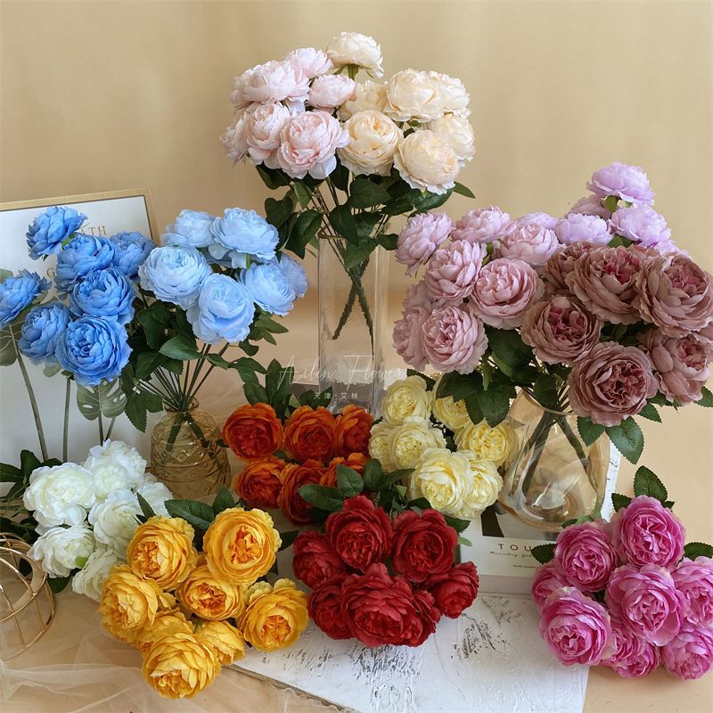 Elegante Faux-Rosenbouquet für die Wohnkultur