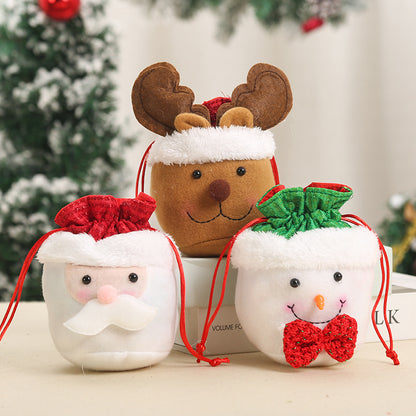 Niedlicher Weihnachtsmann Geschenkesack Brehn