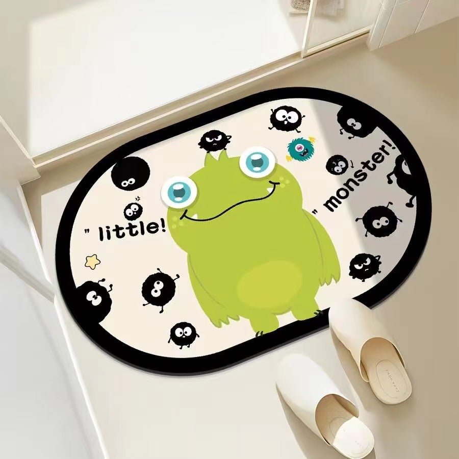 Verspielte Monster-Themen-Badmatte Brehn