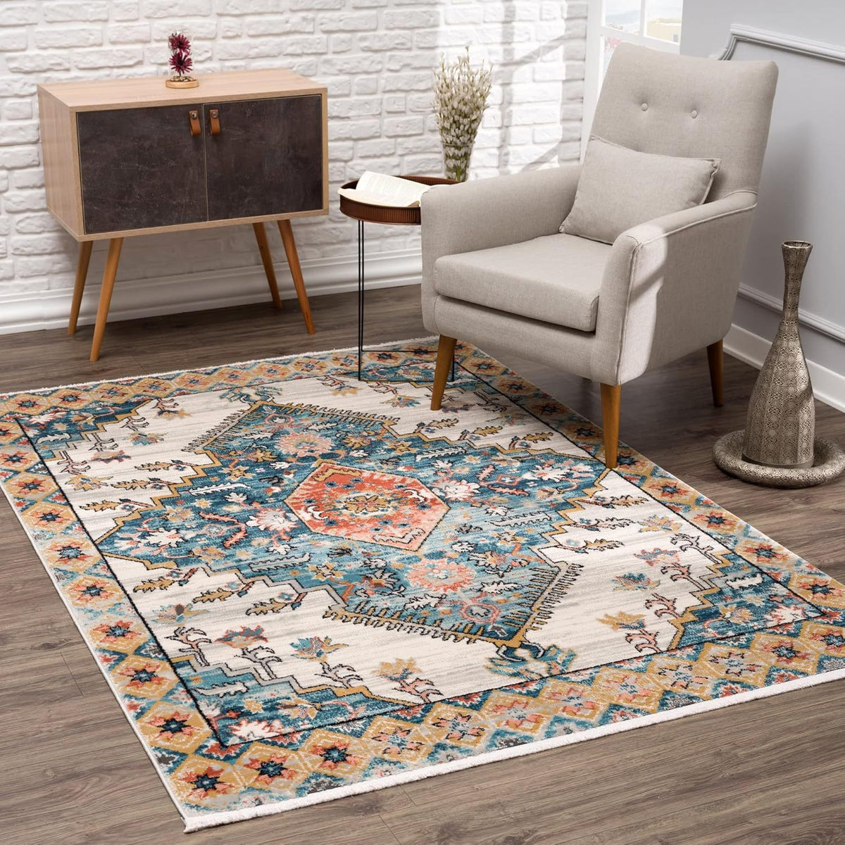 Vintage-inspirierter Teppich