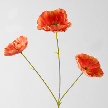 Dekorativer künstlicher Mohnblumenstängel