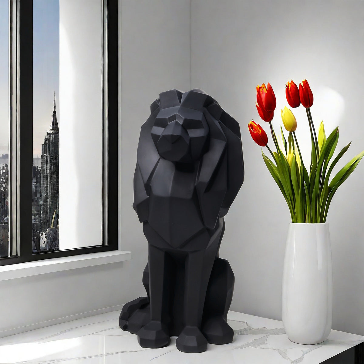 Dekorative Löwen Statue Brehn