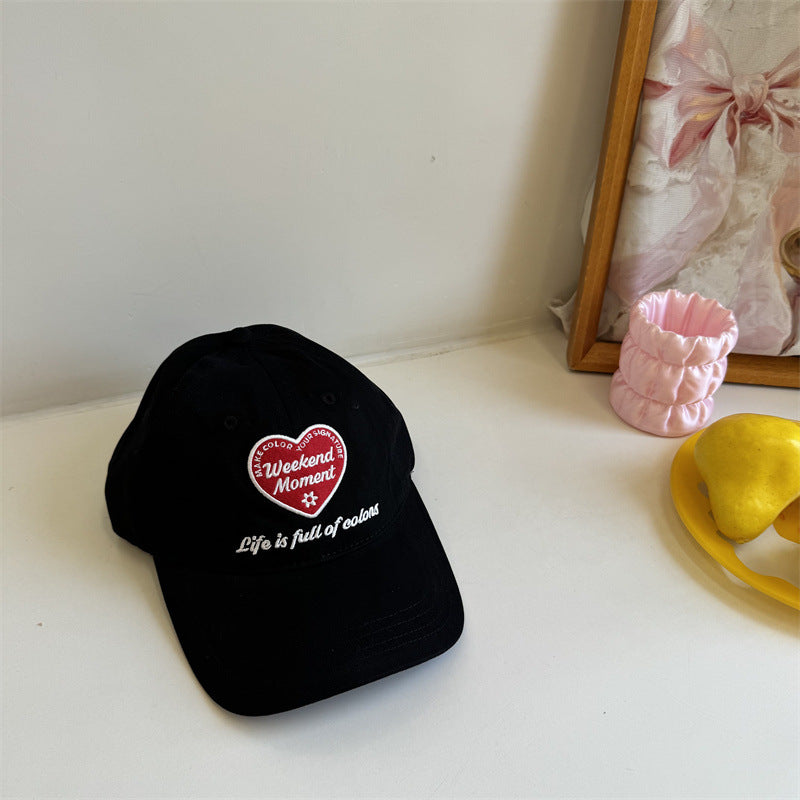 Damen Casual Bestickte Lockere Baseballmütze Brehn