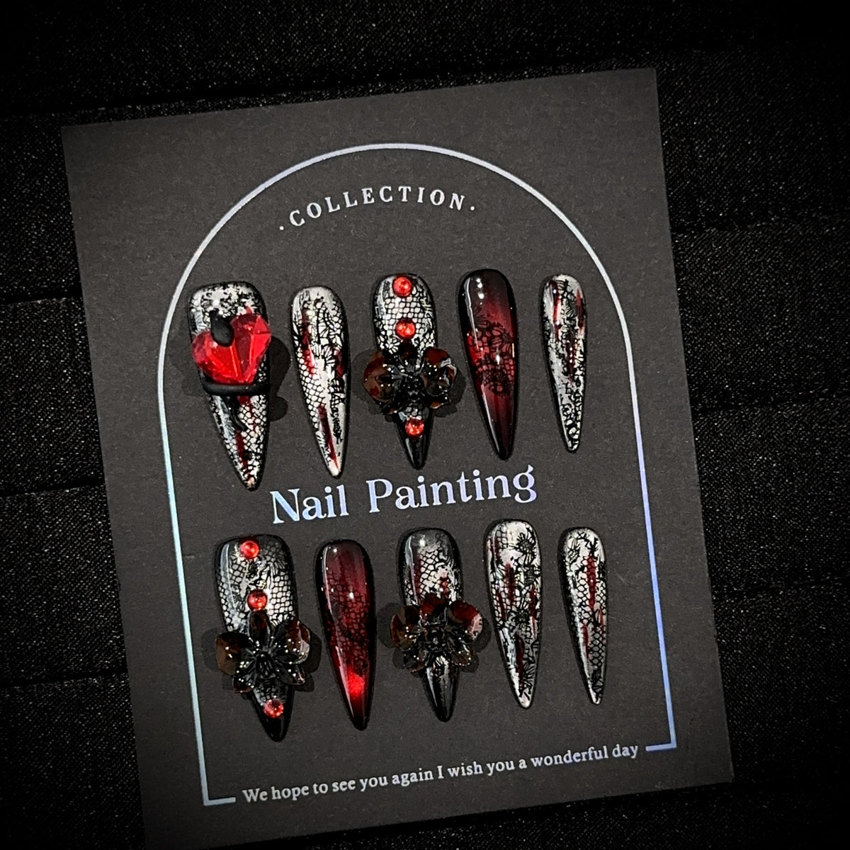 Dekorative Nagelkunst