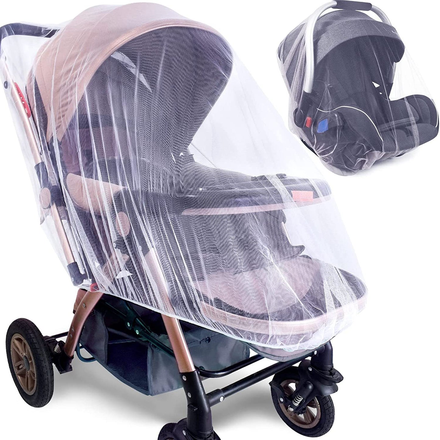 Premium Kinderwagen Mückennetz Brehn