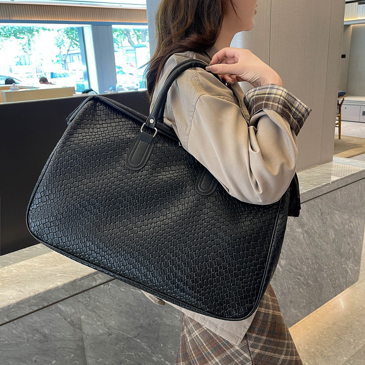 Elegante Handtasche mit Strukturiertem Design Brehn
