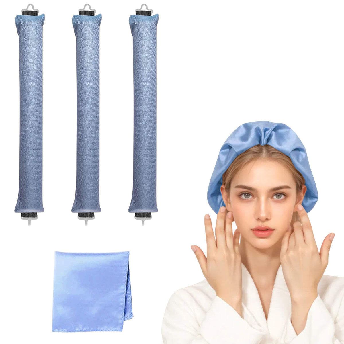 Hitzefreies Lockenstab-Set