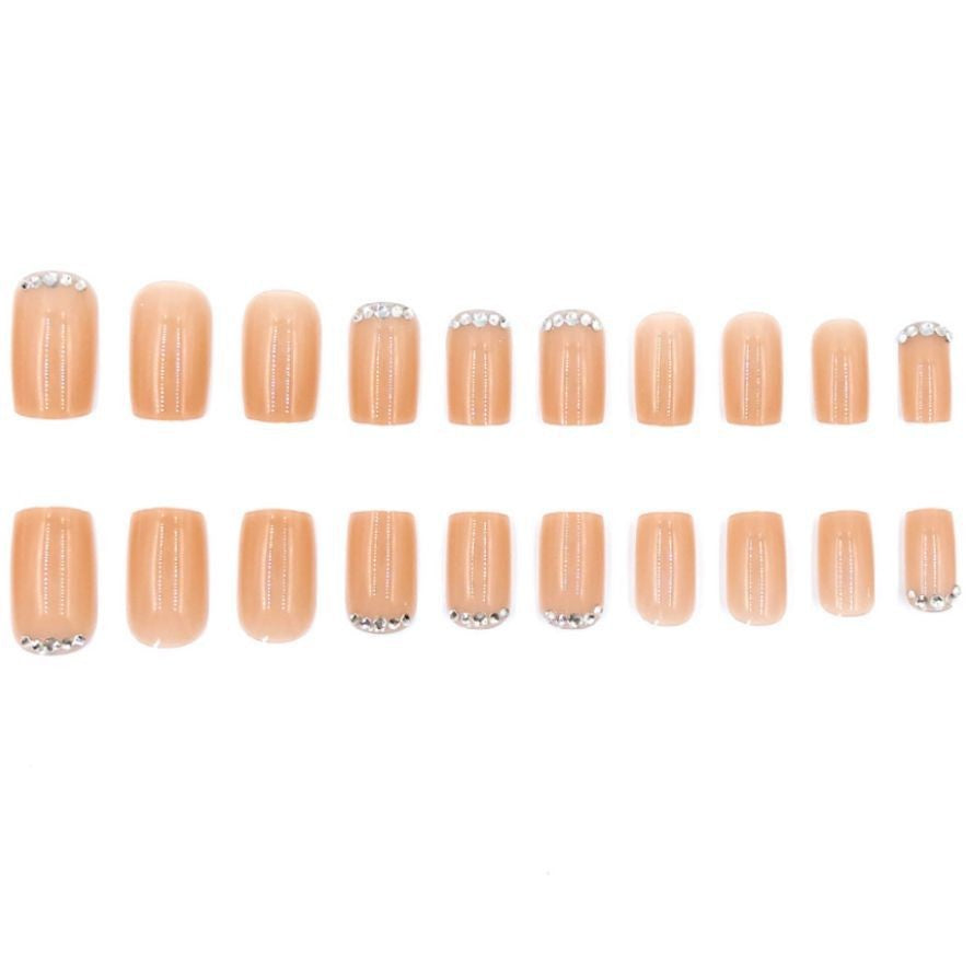 Elegantes Strass Akzent Nagelkunst Set