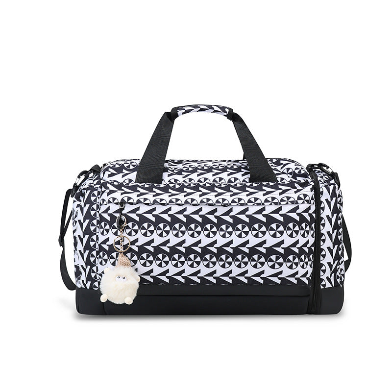 Stylische gemusterte Wochenend-Duffel-Tasche Brehn