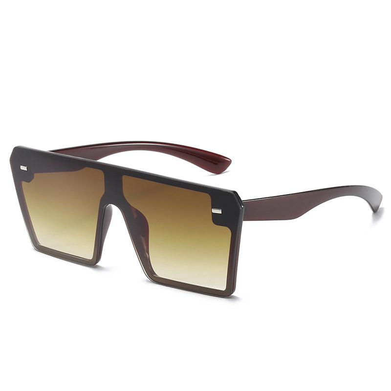 Damen Oversized Sonnenbrille im futuristischen Design Brehn