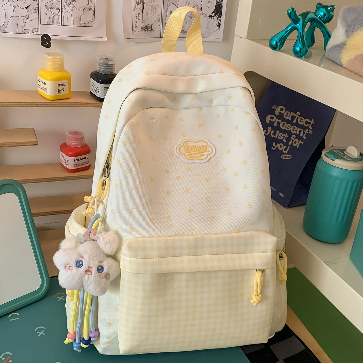 Stylischer Sternen-Print Rucksack Brehn