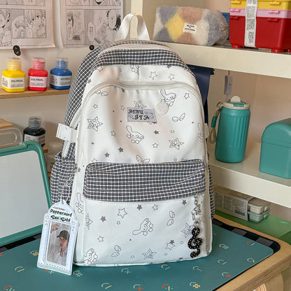 Stylischer Grafikdruck-Rucksack Brehn
