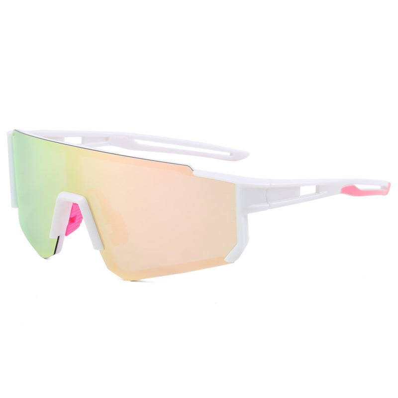 Unisex Futuristic Shield Sonnenbrille Brehn