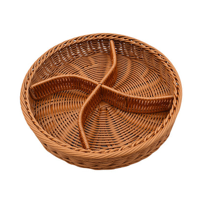 Multi-Abteil Geflochtener Organizer Tray Brehn