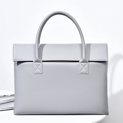 Elegante strukturiert Leder Bürotasche Brehn