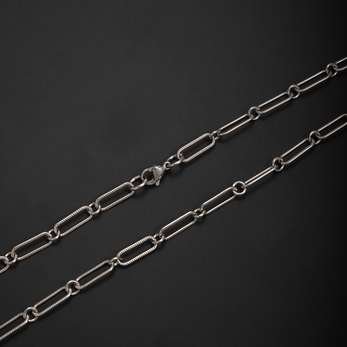 Elegante offene Gliederkette Halskette Brehn