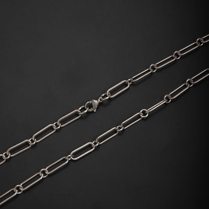 Elegante offene Gliederkette Halskette Brehn