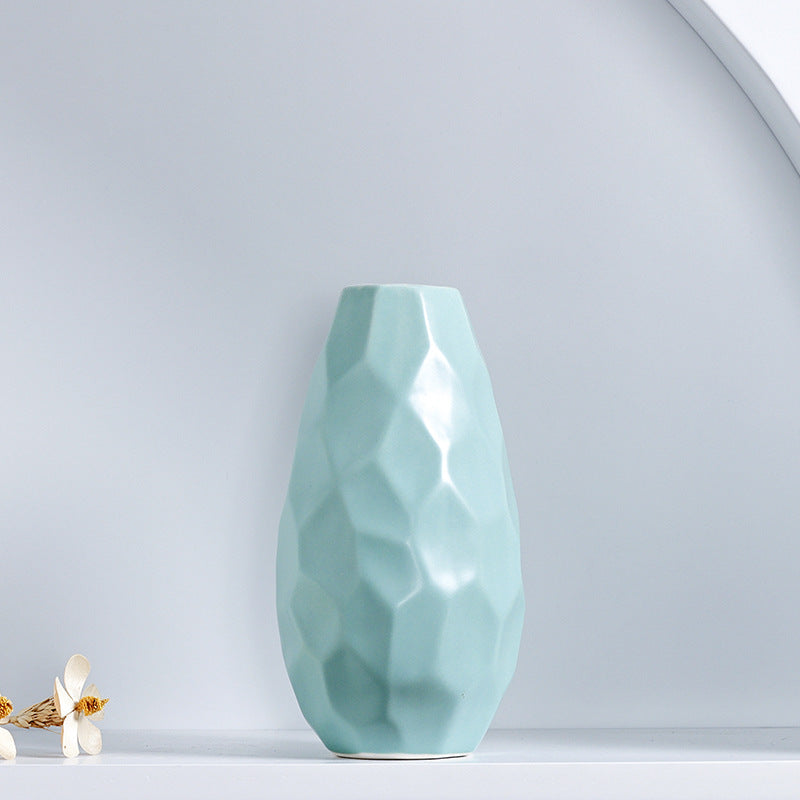 Einzigartige geometrische Keramikvase Brehn