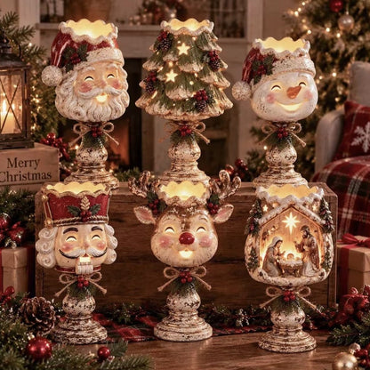 Dekorative Nussknacker-Tischlampe Brehn