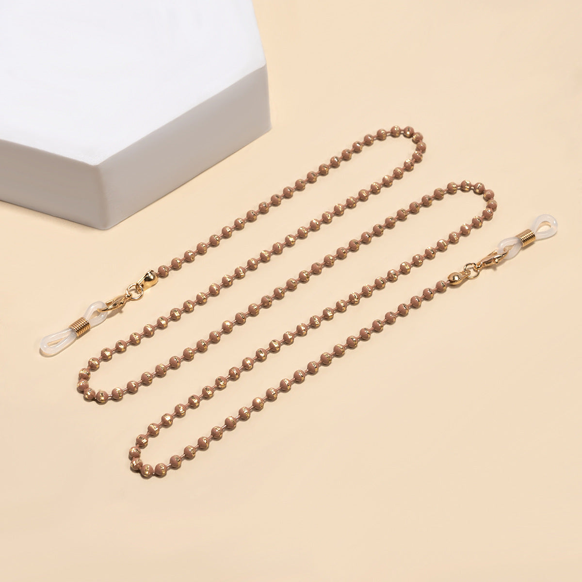 Elegante Perlen Brillenhalter Kette Brehn