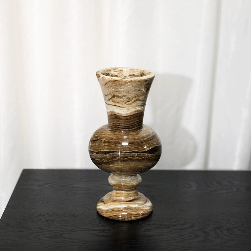 Elegante Marmor Kerzenhalter