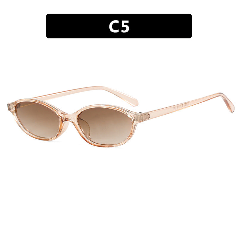 Damen modische Sonnenbrille mit elegantem ovalen Rahmen und UV-Schutz Brehn