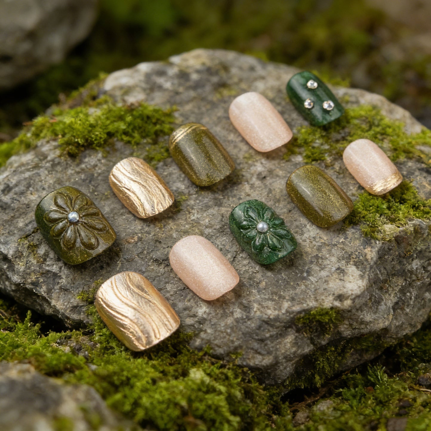 Kreatives Nagelset Brehn