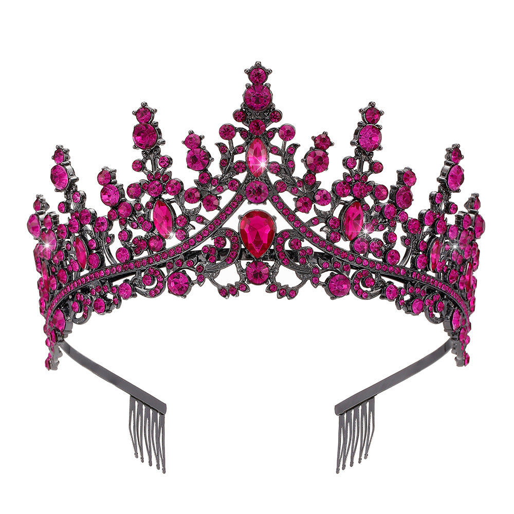 Damen Strass Tiara mit funkelnden Edelsteinen Brehn