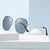 Damen Elegante oversized Sonnenbrille mit hochwertigem Metallrahmen und UV-Schutz Brehn