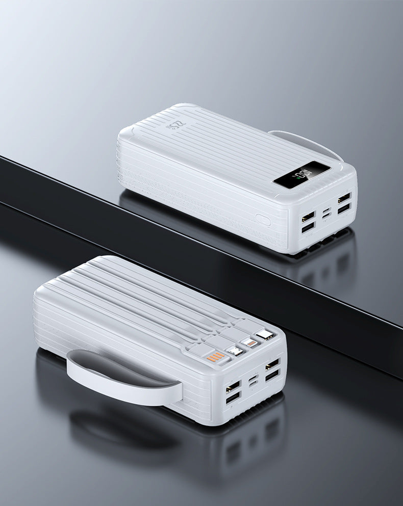 Tragbare Powerbank mit multifunktionalem Ladeanschluss und Smart-Technologie Brehn