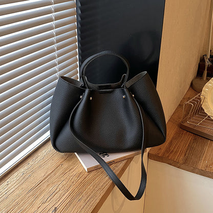 Vielseitige Leder Tote Bag