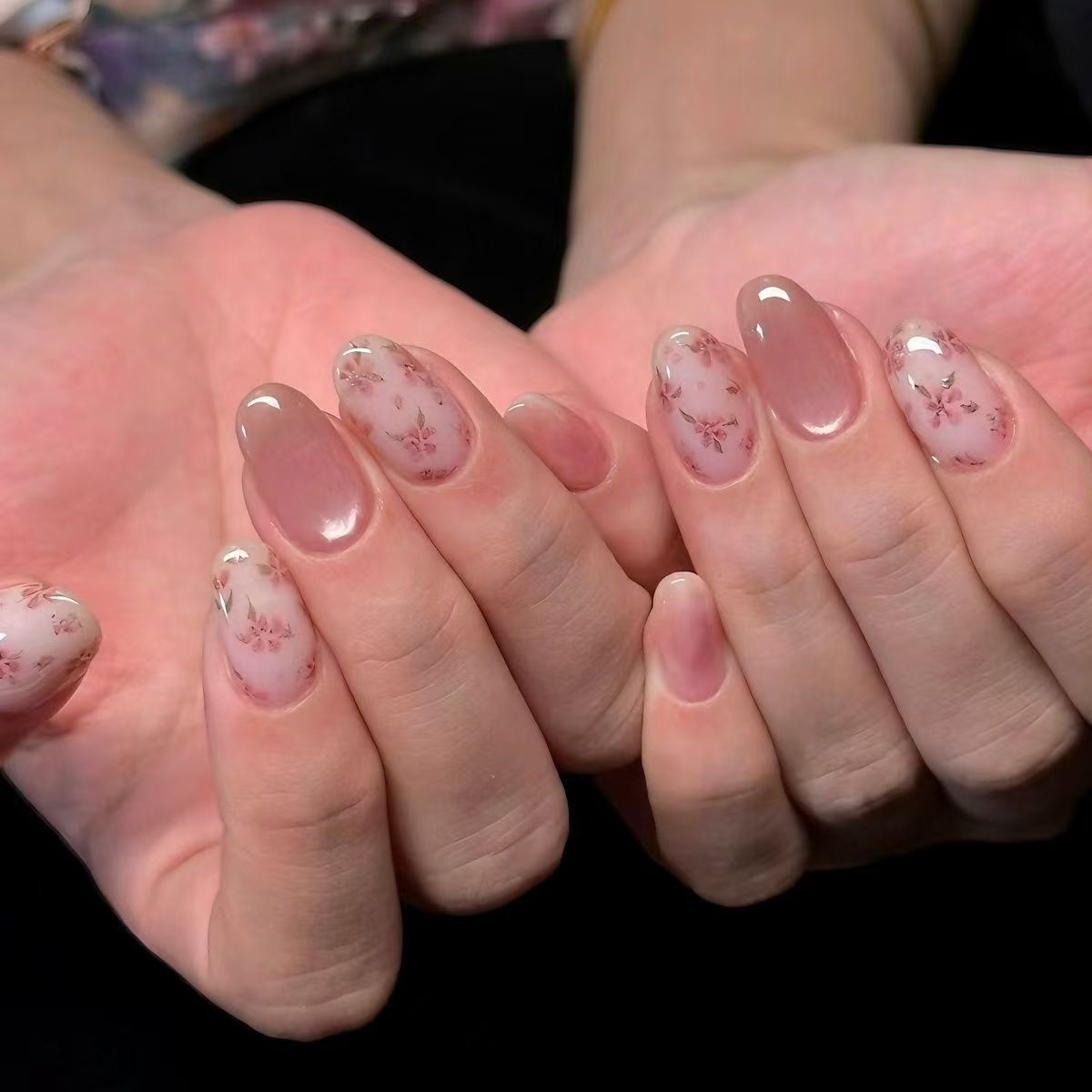 Künstlerisches Ombre Glitter Nagelkunst Set Brehn